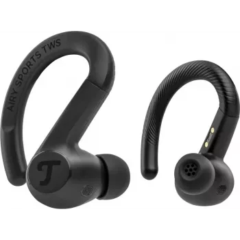 Teufel AIRY SPORTS TWS 2 täyslangattomat Bluetooth-nappikuulokkeet, Night Black