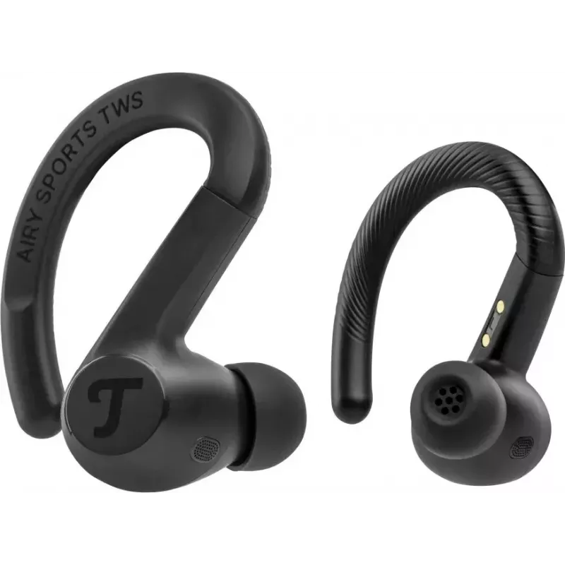 Teufel AIRY SPORTS TWS 2 täyslangattomat Bluetooth-nappikuulokkeet, Night Black