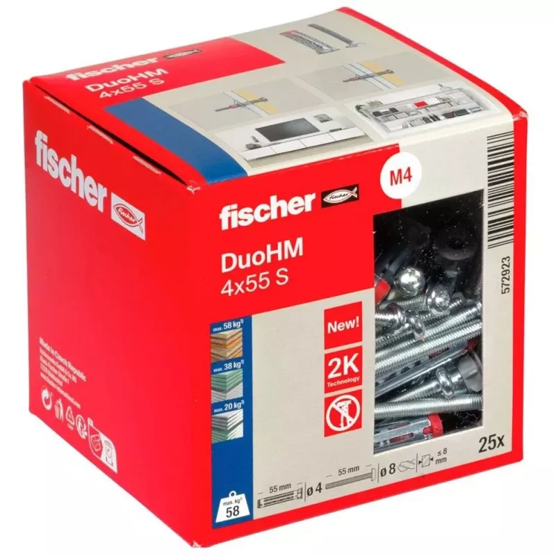 Fischer DuoHM 4x55 S TX onteloankkuri, 25 kpl