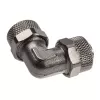 Adapteri 90° 13/10mm - 13/10mm - nikkeli musta