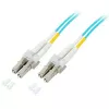 EFB-Elektronik ECOFIBER duplex-johdin LC-LC 50/125µm OM3 LSZH aqua 2,0mm 2m