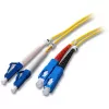 EFB Elektronik duplex-johdin LC-SC 9/125µm OS2 LSZH keltainen 2,0mm 10m