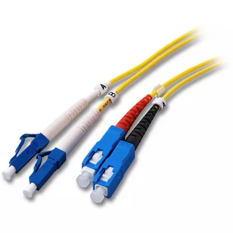 EFB Elektronik duplex-johdin LC-SC 9/125µm OS2 LSZH keltainen 2,0mm 10m