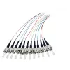 EFB Elektronik kuitu-pigtail ST-II 9/125 OS2 12-värinen sarja 2m