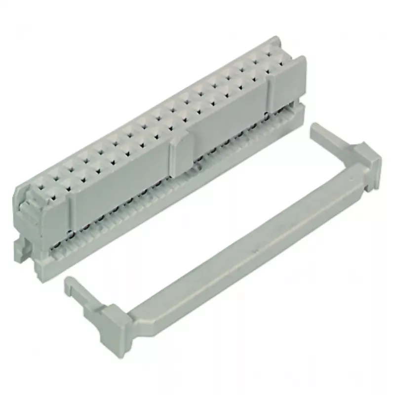 EFB 34-pin Shrouded Box Header, 2,54 mm Pitch, Straight, Grey
