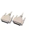 EFB-Elektronik sarjadatakaapeli 1:1, 2x D-Sub 25 uros-uros, 2,0m, beige
