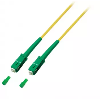 EFB Elektronik verkkokaapeli SC/APC singlemode (M) 2 m duplex OS2 LSZH keltainen