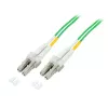 EFB Elektronik patchkaapeli LC/PC-LC/PC multimode OM3 duplex 1 m aqua LSZH