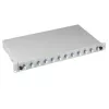 EFB Elektronik B71921L12 LC-hitsausrasia OS2 singlemode 12 pigtailia / 6 liitintä, sininen/harmaa, metalli, 483 mm