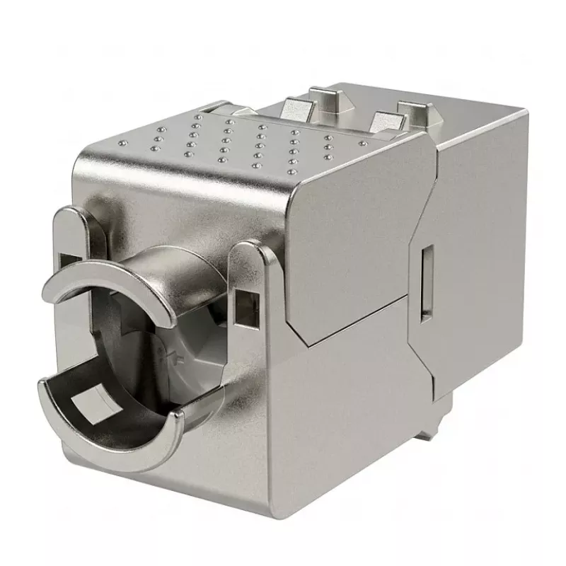 EFB RJ45 Keystone Slimline Cat.6A suojattu painevalettu sinkki 10GE