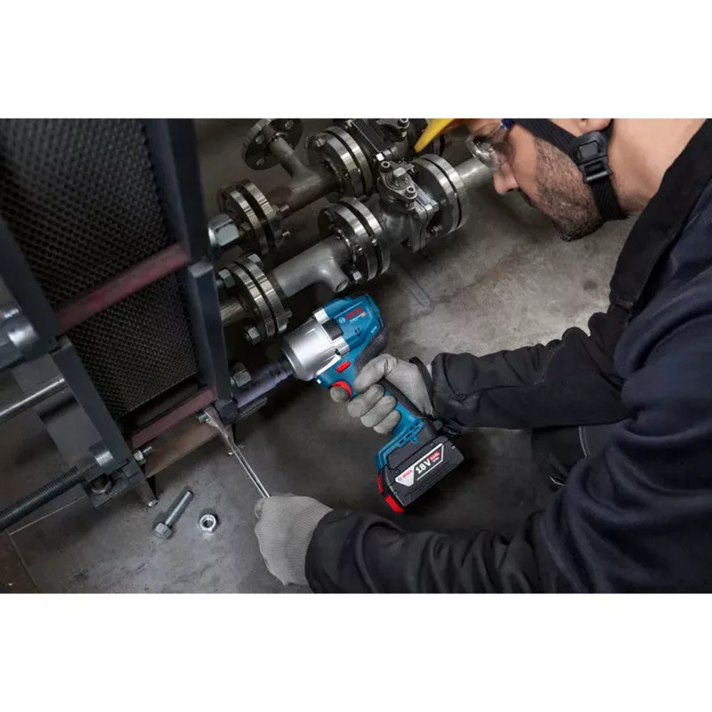Bosch GDS 18V-780 Professional akkuiskuruuvinväännin, sininen, runko (06019P4003)