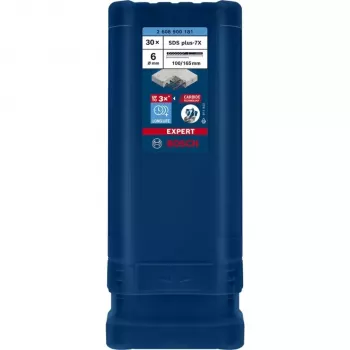 BOSCH EXPERT SDS plus-7X iskuporanterä 6mm 100mm työpituus 30 kpl:n sarja
