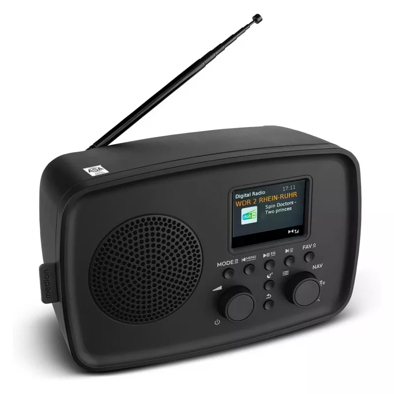 MEDION LIFE DAB+ -radio DRE-1 musta