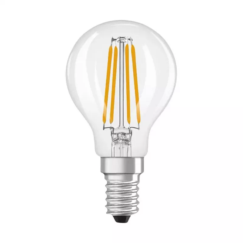 OSRAM CLP40 DIM 3.4W 827 FIL CL E14 P LED himmennettävä pisaralamppu kirkas 2700K