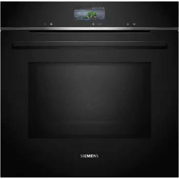 SIEMENS HM736GAB1 iQ700 kalusteisiin asennettava mikroaaltouuni, musta, 60 cm, Home Connect