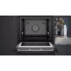 SIEMENS HM736GAB1 iQ700 kalusteisiin asennettava mikroaaltouuni, musta, 60 cm, Home Connect
