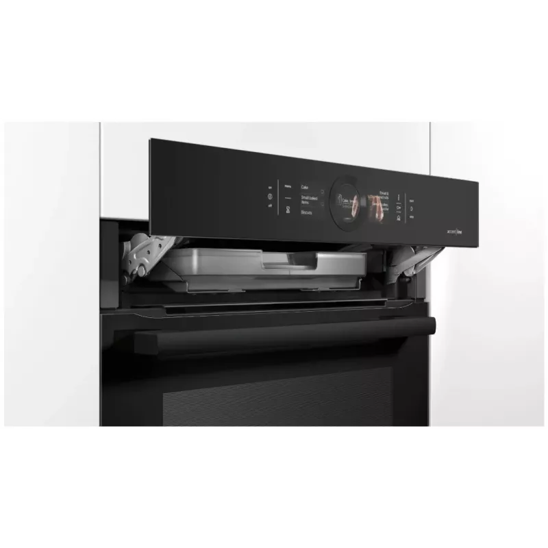 Bosch CSG856RC7 kalusteisiin asennettava kompakti höyryuuni, 47L, Touch Control, Home Connect