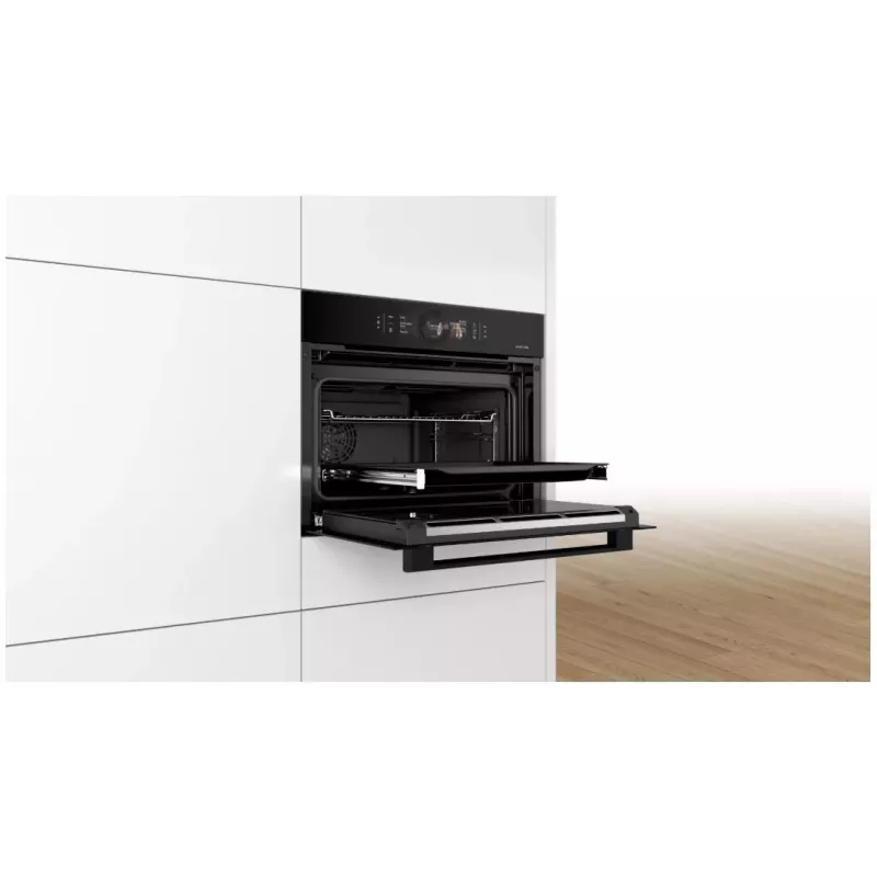Bosch CSG856RC7 kalusteisiin asennettava kompakti höyryuuni, 47L, Touch Control, Home Connect