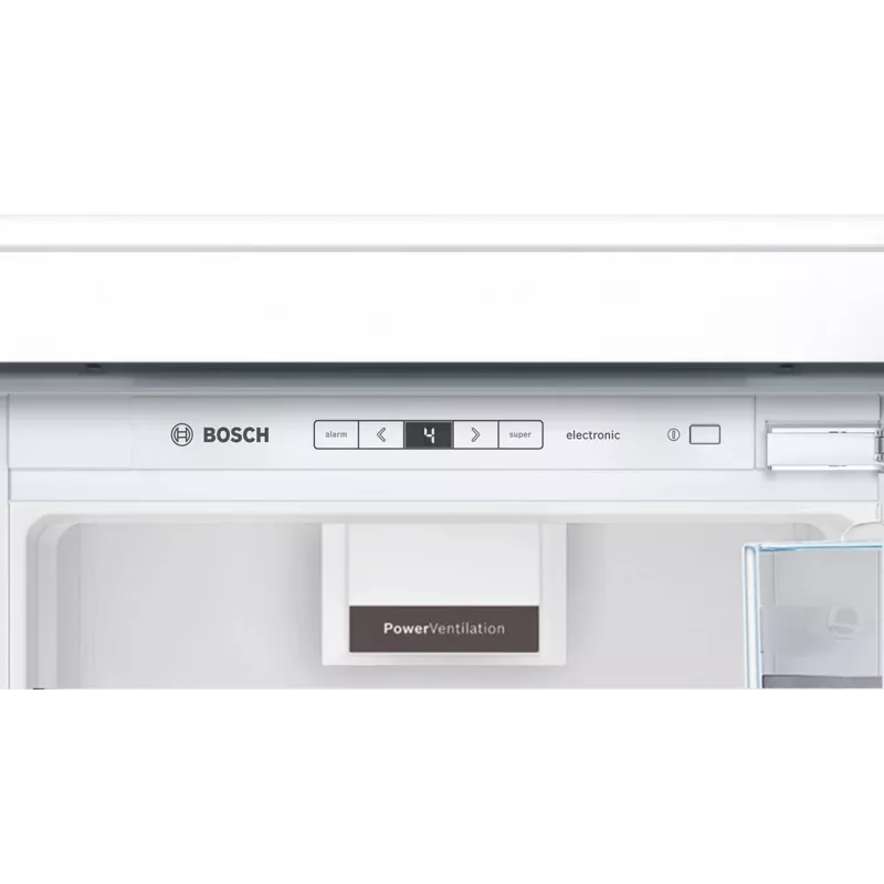 Bosch KIR81AFE0 kalusteisiin asennettava jääkaappi VitaFresh Plus -toiminnolla, 319L, energialuokka E