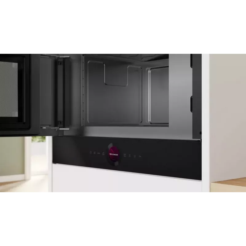 Bosch BFL9221B1 kalusteisiin asennettava mikroaaltouuni 20L 800W musta