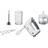 Bosch MFQ37480 ErgoMixx käsivatkain, 750 W, valkoinen/harmaa