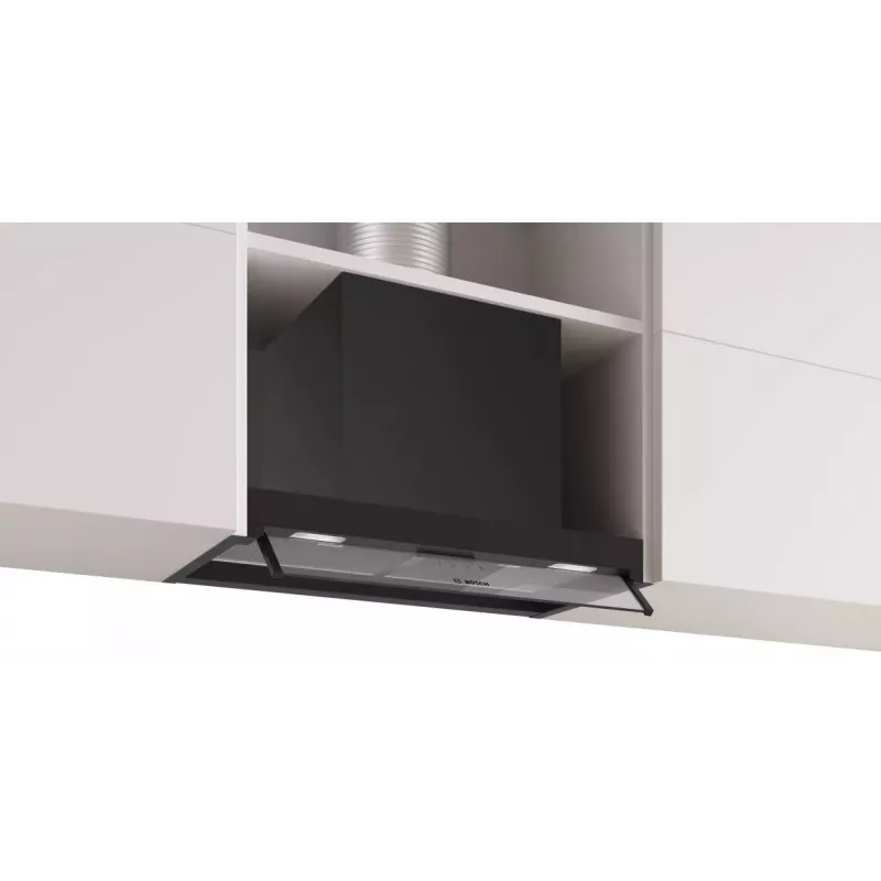Bosch DBB65CC60 seinäliesituuletin, 60 cm, ruostumaton teräs, TouchControl, LED, 700 m³/h tehostus, EcoSilence Drive