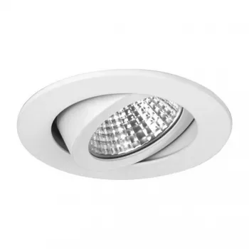Brumberg 12353073 DAMITA pyöreä LED-kattospotti 6W 3000K valkoinen IP65 kääntyvä