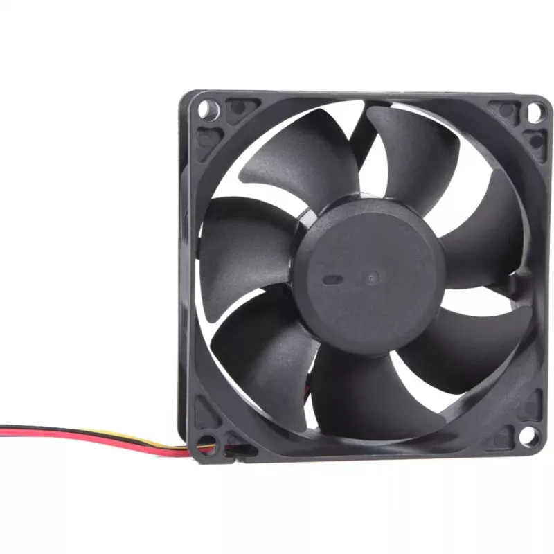 Alphacool ES 80mm 800-6000 RPM tuuletin 80x80x25mm (musta, kaksoiskuulalaakeri, PWM, 80 mm)