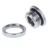 Alphacool HF Bulkhead Fitting, lyhyt versio, G1/4 - kromi
