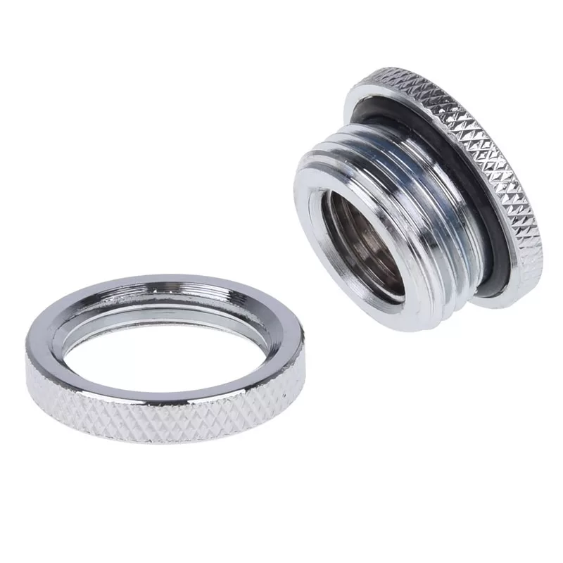 Alphacool HF Bulkhead Fitting, lyhyt versio, G1/4 - kromi