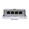 Ubiquiti NanoSwitch N-SW - hallitsematon ulkokäyttöön tarkoitettu Gigabit PoE -kytkin - 4 porttia