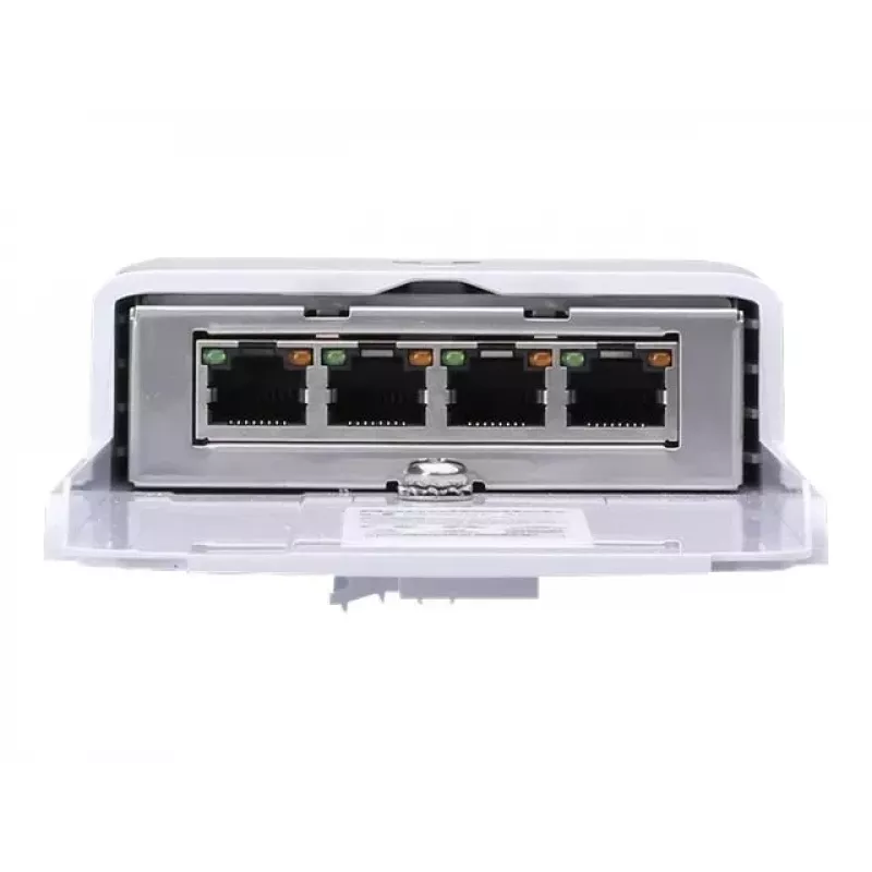 Ubiquiti NanoSwitch N-SW - hallitsematon ulkokäyttöön tarkoitettu Gigabit PoE -kytkin - 4 porttia