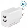 4SMARTS VoltPlug Dual 12W -seinälaturi (ilman kaapelia), valkoinen