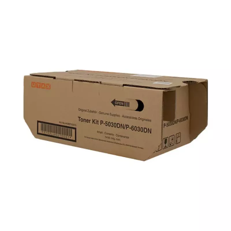 UTAX-värikasetti P 5030DN (4436010010) P6030DN musta High Yield alkuperäinen laservärikasetti