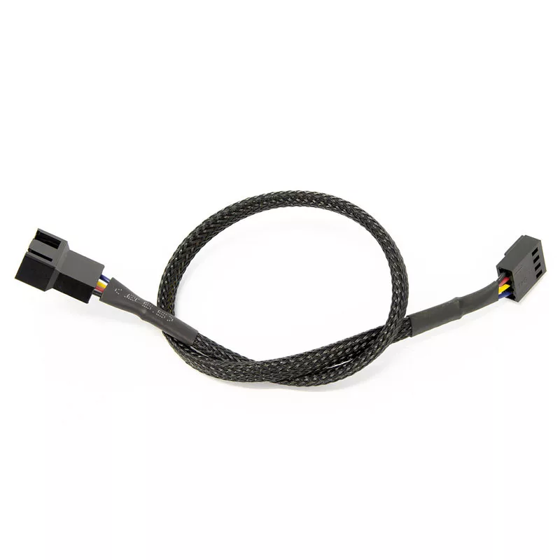 Watercool 4-pin PWM -jatkokaapeli, musta - 30 cm