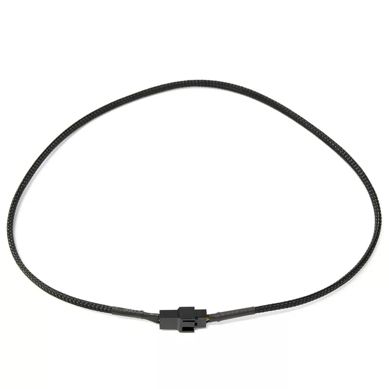 Watercool 4-pin PWM -jatkokaapeli, musta - 30 cm