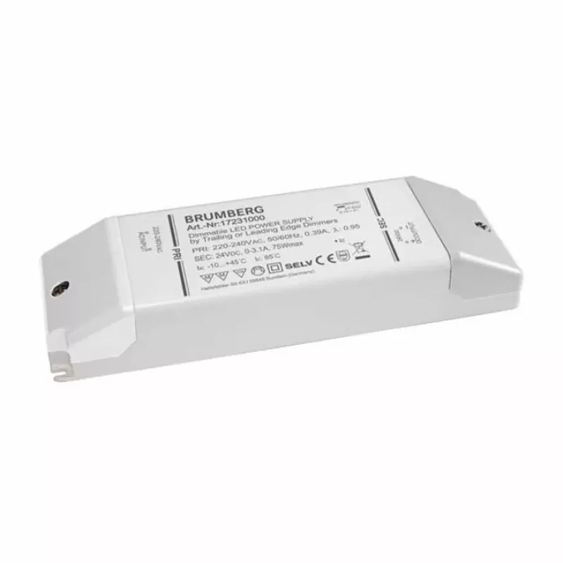 Brumberg 17231000 LED-virtalähde 75W 24V DC valkoinen