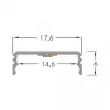 Brumberg 53380261 AB-profiili QUALITYFLEX alumiini LED-profiili 2000mm