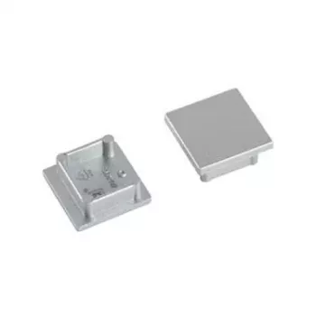 Brumberg 53039260 päätypäiden sarja QUALITYFLEX LED-profiileille, hopea, muovi