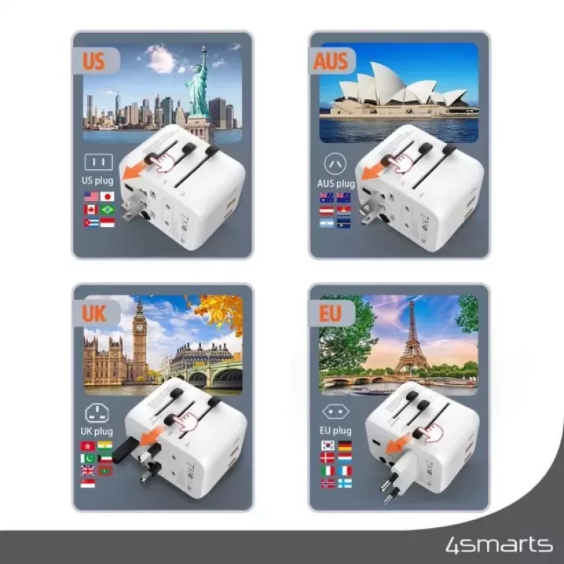 4SMARTS Nomad World matkasovitin 20W