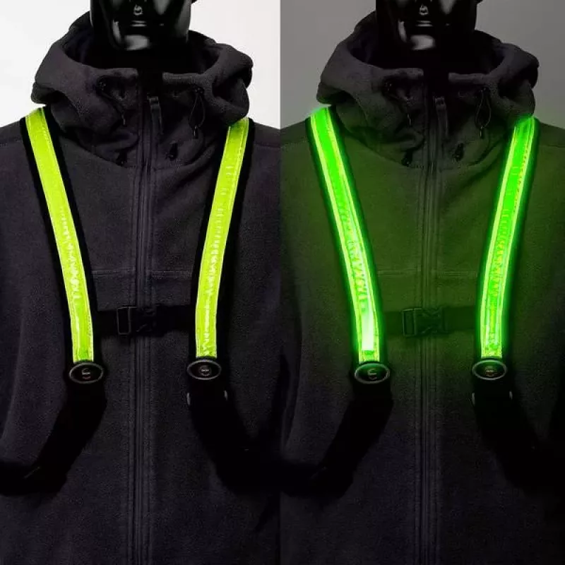 EasyPix StreetGlow L/XL LED-liivi aikuisille