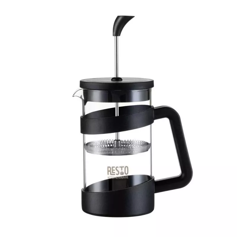 RESTO French Press 600ml ruostumaton teräs boorosilikaattilasi kahvinkeitin