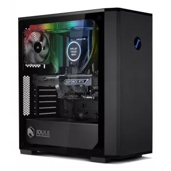 Joule Performance -pelitietokone RTX 5060 Ti Intel Core i5-14600K 32GB DDR5 1TB NVMe SSD Windows 11 Home musta