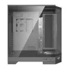 DARKFLASH DQX90 musta Mid-Tower-tietokonekotelo karkaistulla lasilla
