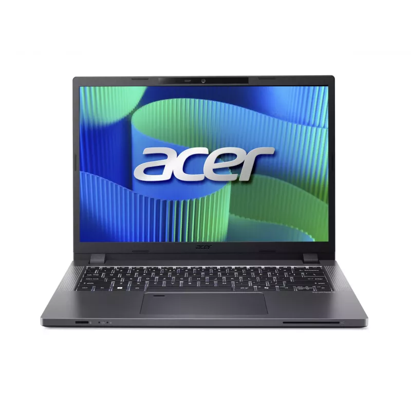 Acer TravelMate TMP214-55-G2-TCO-366Q 14 inch WUXGA Intel Core 3 100U 16 GB RAM 512 GB SSD Intel Iris Xe Graphics Windows 11 Pro harmaa englanninkielinen taustavalaistu näppäimistö