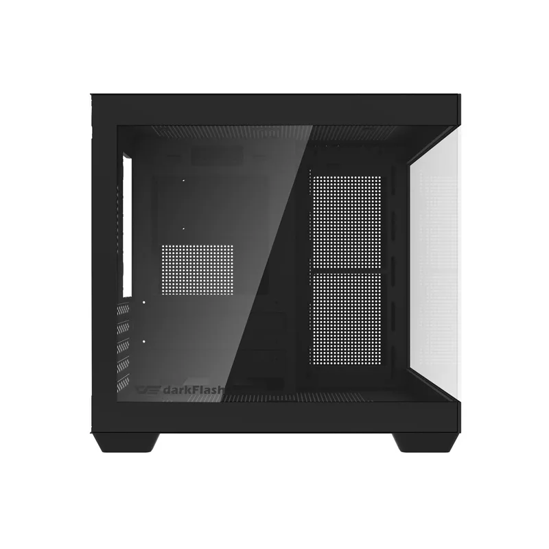 Darkflash C275P Mid-Tower-tietokonekotelo (musta) - ei tuulettimia