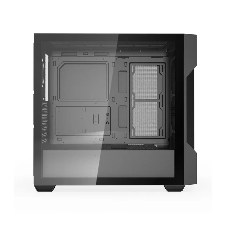 Darkflash DS900 Mesh Mid-Tower-tietokonekotelo (musta) – ei tuulettimia