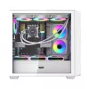 DarkFlash DS900WD Mid-Tower-tietokonekotelo valkoinen