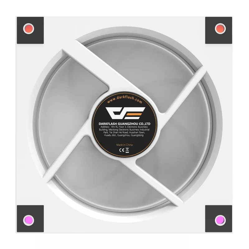 DarkFlash DM20 LINE kotelotuuletin (valkoinen) 120mm PWM ARGB