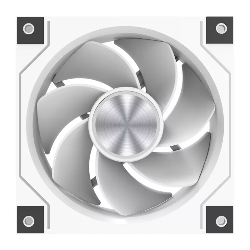 DarkFlash DM20 LINE kotelotuuletin (valkoinen) 120mm PWM ARGB